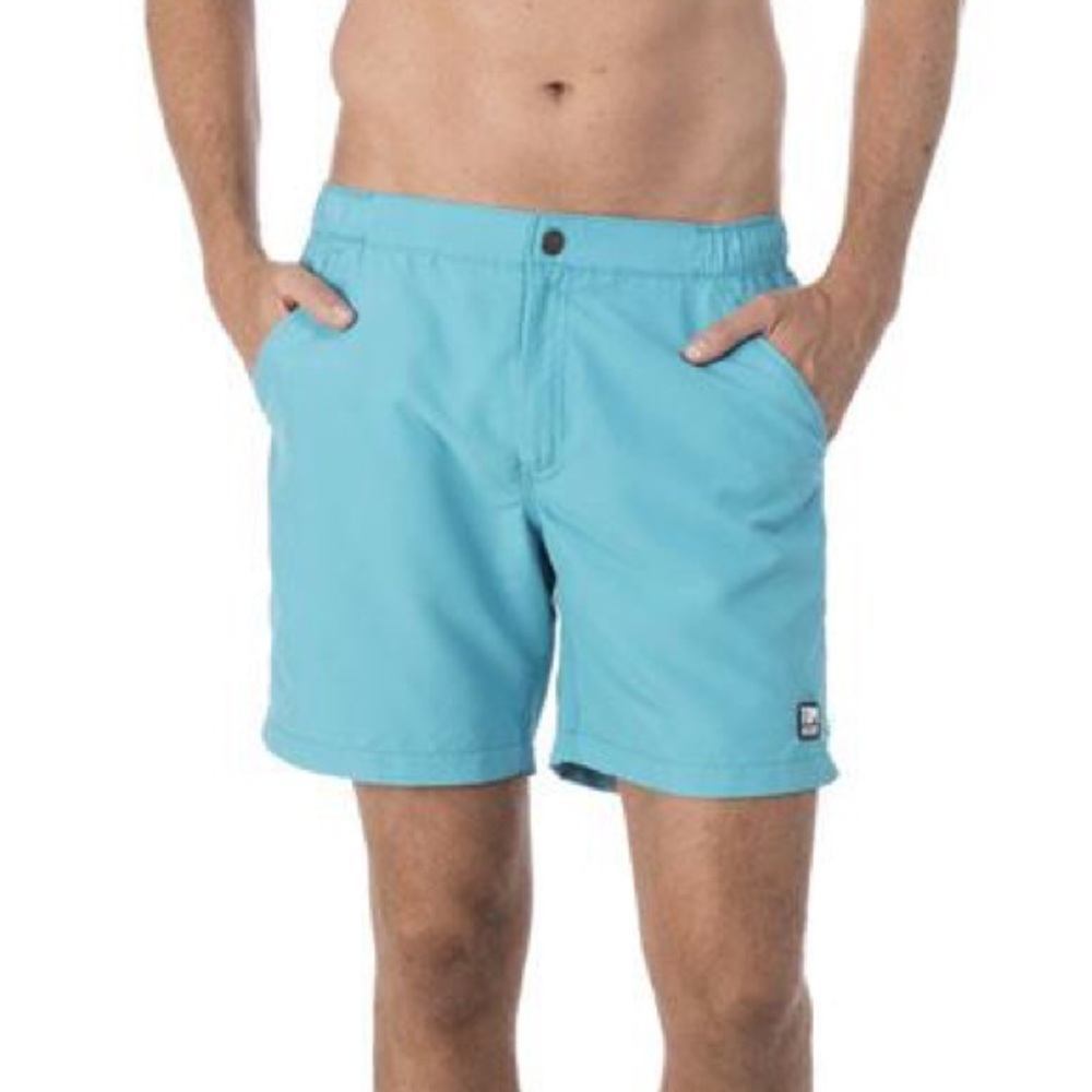 Tom & Teddy Solid Swim Trunks
